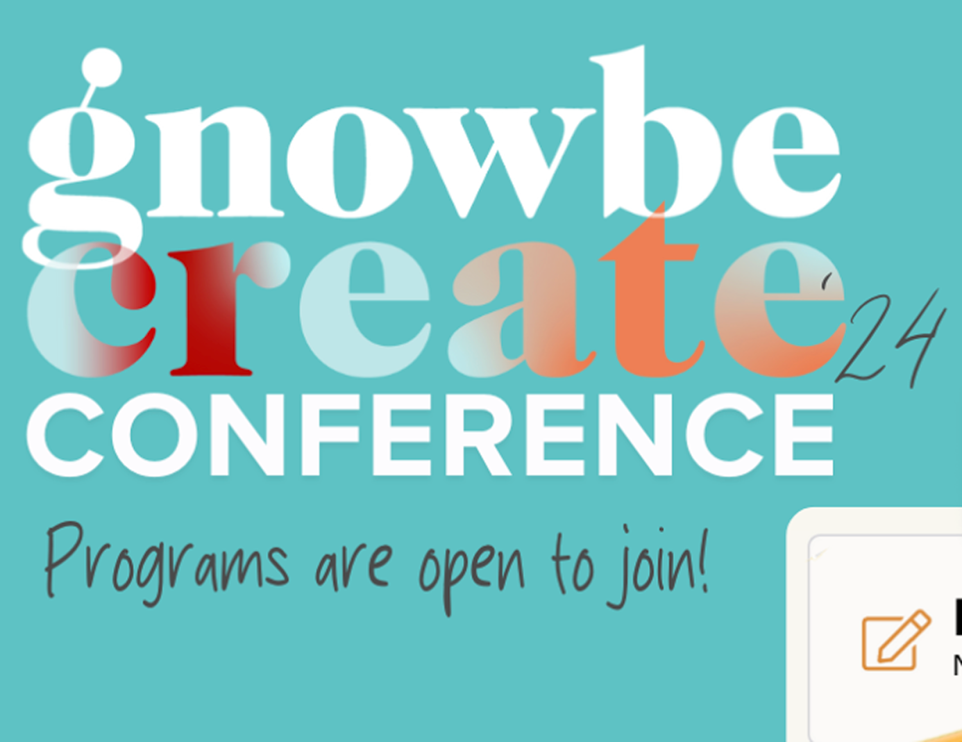 Gnowbe Create Conference 2026